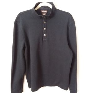 Michael Kors Men's Navy Blue Knit Jersey Top Sz. L